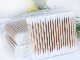  Cotton +Woden Cotton Bud in Plastic Box