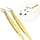 Lash Tweezers for DIY Eyelash Extension Supplies Safe Curved Tweezers