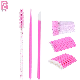  Beiqili Flocked Disposable Lip Gloss Applicator Wands Lip Brush Lipstick Makeup Tools for Lipstick Make up Maquillaje