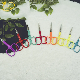 Customized Professional Makeup Eyebrow Pattern Printed Stainless Steel Scissor
