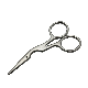  3mm Thickness 3.5inch Crane Shape Stainless Steel Eyebrow Manicure Cuticle Scissors