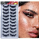  10pairs Mink Lashes Natural Look False Extension Eyelashes
