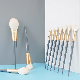 Wholesale Blue Makeup Brush 10PCS Synthetic Hair Powder Foundation Concealer Brush