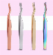  Eyelash Extension Tweezers Straight and Curved Tip Eyelash Applicator Tool Stainless Steel Quality MOQ 50pieces
