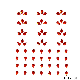  Crystal Pearl Eyebrow Face Drill Sticker