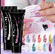  High Quality Quick Building Colors Acryl Gel 15ml Kit Professional for Nail Extension Acrylic Nail Glitter Poly Gel