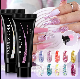  High Quality Quick Building Colors Acryl Gel 15ml Kit Professional for Nail Extension Acrylic Nail Glitter Poly Gel