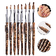 Guyo Wooden Handle 100% Kolinsky Acrylic Brush Customizable Logo
