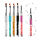  Nail Painting Drawing Pen with Rhinestone Nail Art Liner Brushes