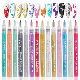  12 Colors Gel Painting UV LED Nail Art Polish Pens Tips Nail Painting Pen Waterproof DIY Graffiti Design Painting Varnish Manicure Adorn Tool