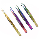  Tweezers for Manicure Tool Anti-Static Tweezers for Nail Art Rhinestones