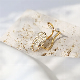  New Arrival 3D Metal Crystal Diamond Nail Tip Rings Nail Art Jewelry