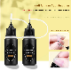  Nail Art New Soft Fat Man Edge Sealing Glue No-Wash Caulking Glue Vigorously Sticky Rhinestone Glue Nail Shop Special Nail Gel