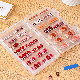  Plastic Transparent Press-on Nail Storage Box Large Capacity Thick Material Storage Container