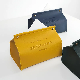  Home Solid Color Rectangular Soft PU Leather Napkin Box Customizable Pattern