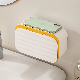  2151 Wall Mounted Kitchen Bathroom Plastic Tissue Box with Lid
