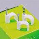  High Quality Nail Cable Clips 4-14mm Round T Type PE Material with Steel Nail Cable Accessory