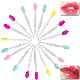  Exfoliating Lip Brush Nose Cleaning Brush Double-Side Soft Silicone Lip Scrub Cosmetic Silicone Brush