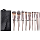  Best Quality 10PCS Champagne Gold Makeup Brushes Set Powder Eyebrow Brushes Cosmetics