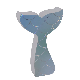  Wholesale Craft Laser Cut Wooden MDF Mermaid Tail for Decoration