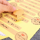  Light Colored Kraft Paper Die Cut Stickers