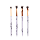  4 PCS Marble Texture Makeup Brushes Set Powder Foundation Eye Shadow Blush Blending Cosmetic Brush Kits