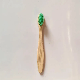 Wholesale OEM Biodegradable Dental Floss Eco Friendly Natural Bamboo Interdental Brushes Travel Hotel Toothbrush Kit