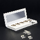  Firstsail Eco Friendly Biodegradable White Cardboard 5 Empty Magnetic Square Pans Make up Blusher Palette Cosmetic Package Eyeshadow