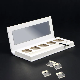  Firstsail Eco Friendly Biodegradable White Cardboard 5 Empty Magnetic Square Pans Make up Blusher Palette Cosmetic Package Eyeshadow