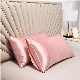 Custom 3 Styles Embroidery Comfortable Soft Silk Pillowcase