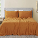  Home Textile Flax Linen Pillow Case Duvet Cover Set Stone Washed Home Hotel Soft Quilts Linen Bedding Set