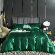 Silk Pillowcase Soft Bedding Duvet Set Double Comforter Cover 19mm 22mm Home Hotel Bedding Set