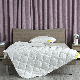  50% Modal 50% Polyester Fabric White Color Satin Piping Comforter