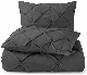 Microfiber 3/4/6PCS Bedsheet Bedlinen Comforter Duvert Cover Set Pinch Pleated Hotel Home Wholesale Bedding Set manufacturer