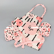  Custom Digital Printing Pink Flowers Cotton or Polyester Kitchen Textile Apron Used for Cooking Baking Cleaning