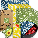  Beeswax Food Wraps Reusable Food Storage Bags Beeswax Covers Vegetable Fruit Bags