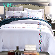  Luxurious High Quality White Bed Sheet Comfortable for King Bed