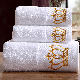  Made in China Cheap Price White 100% Cotton Custom Logo Towel Gift Luxury Hilton Hotel Towel Sets, Hotel Bathroom Bath Towel Bathrobe Hand Washing Face Towels