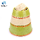 Tc3071 Dog Round Shape Bamboo Fiber Water Food Dowl