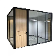 Luxury Aluminum Profile Frame Magic Glass Screen Office Curtain Wall Building Material