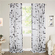  Simply Home Textile Tree-Trunk Printed Window Curtain for Home Decoration