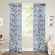 Modern Butterfly Printed Polyester Window Curtain or Customized