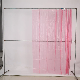  Premium Light Weight Clear Pink Plastic Bathroom Shower Curtain, 3D Custom Printed PVC PEVA Shower Curtain