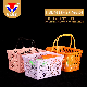  Portable Laundry Basket Folded Vegetable Fruit Basket Plastic Shopping Basket