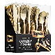 Disposable Flatware Silverware Gold Plastic Spoons Forks Cutlery Kit