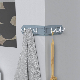 Bathroom Storage Holder Wardrobe Closet Foldable Corner Hook