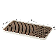 1027 Wholesale Household Plastic Drain Cup Holder with Wooden Cover