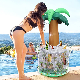  Custom Fashionable Party Inflatable Cooler Inflatable Coconut Tree Shape Ice Bucket