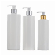 Pet Bottle with PP Press Pump Top Cap White 250ml 300ml 400ml 500ml 600ml 800ml Pet Shampoo Bottle
