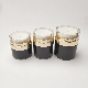 30ml 50ml 1.7oz Acrylic Airless Amber Jar with Silver Cap
